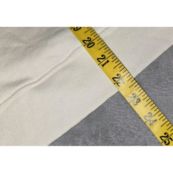 Peloton White Pullover Side Zip Sweatshirt Size Large - Picture 11 of 14